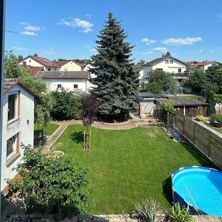 Helle und gemütliche Ferienwohnung in Lorsch Exterior foto